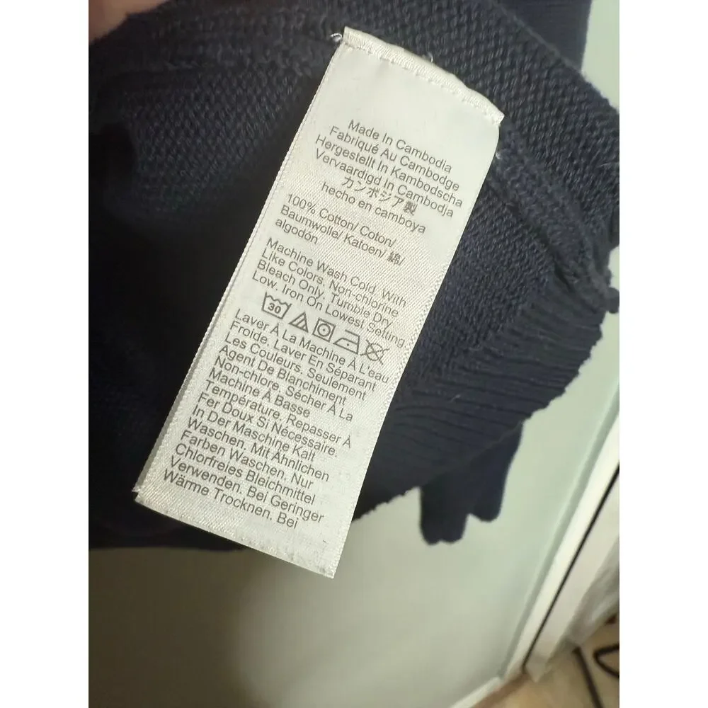 J.crew knit navy blue crewneck pullover‎ sweater